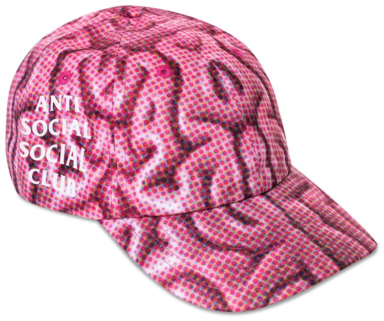 Anti Social Social Club When The Mind Games Are Done Cap Pink