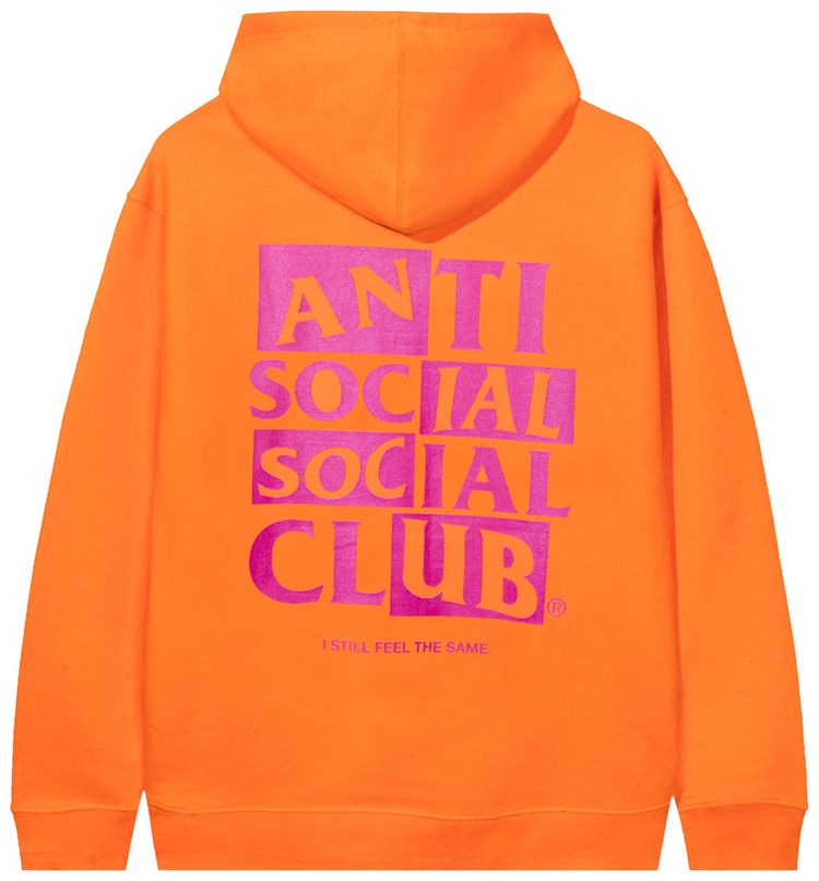 Anti Social Social Club Muted Hoodie Orange