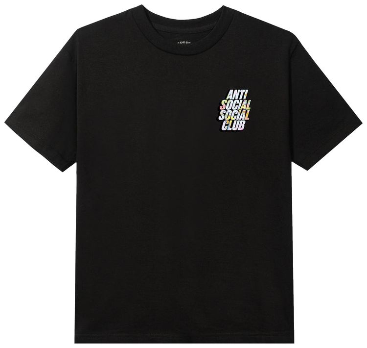 Anti Social Social Club Drop A Pin Tee Black