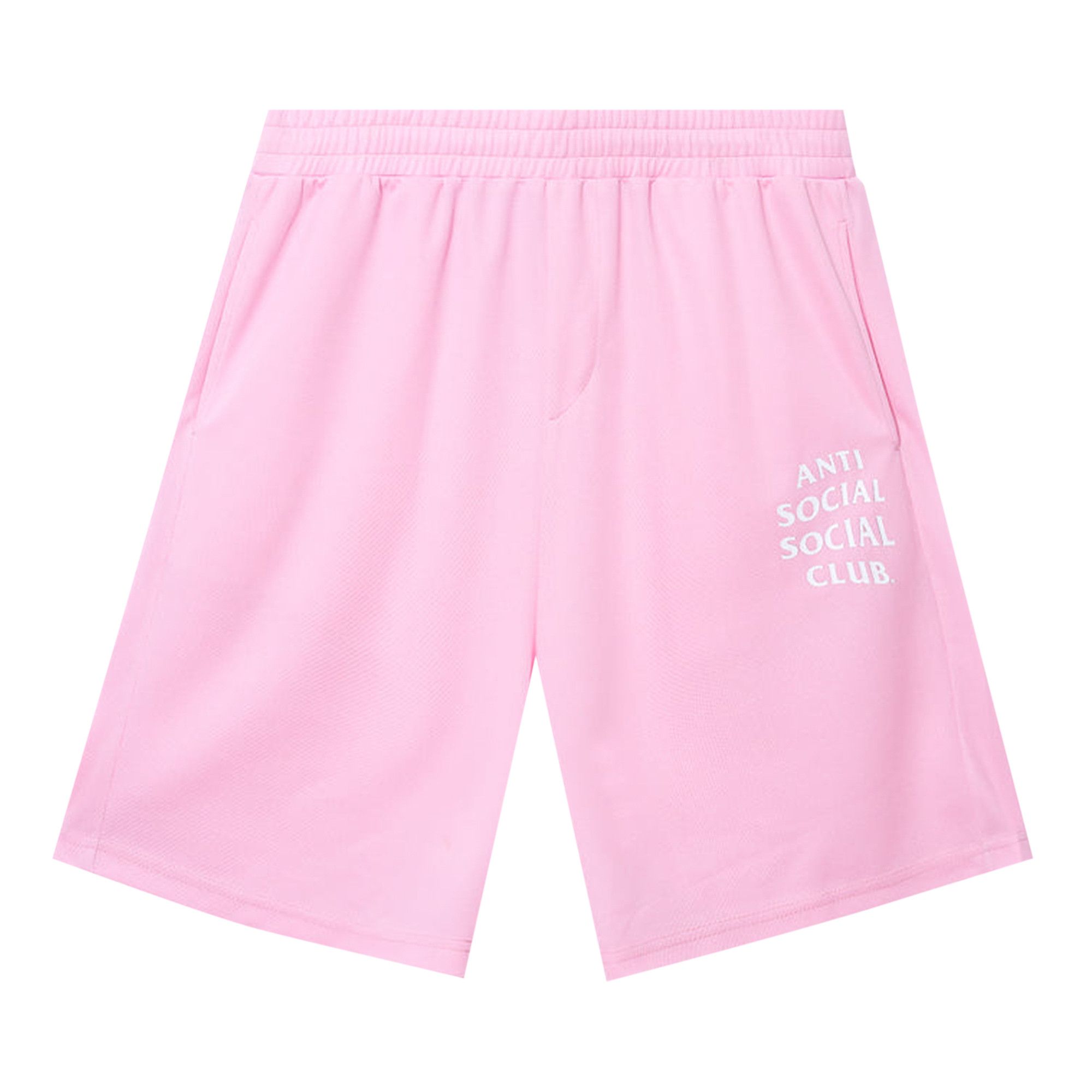 Anti Social Social Club Never Made The Team Mesh Shorts Pink