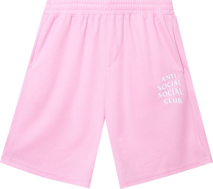 Anti Social Social Club Never Made The Team Mesh Shorts 'Pink'