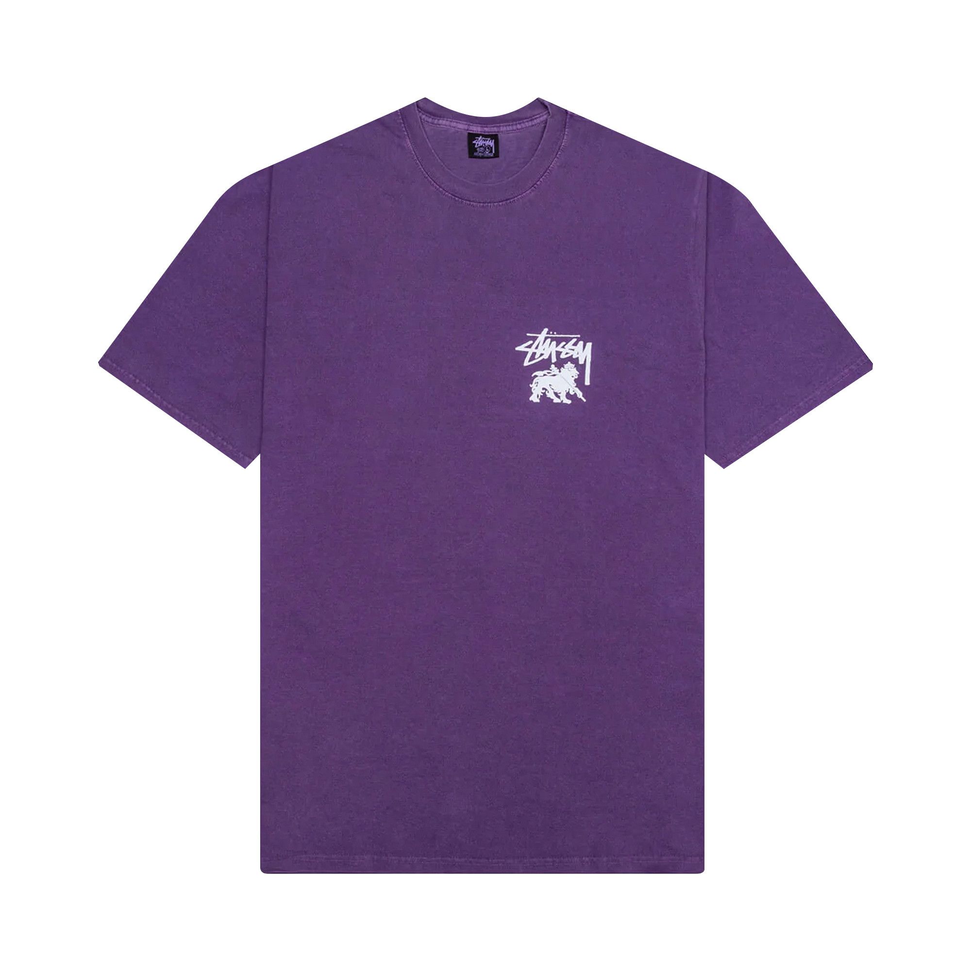 Buy Stussy Rasta Dot Pigment Dyed Tee 'Purple' - 1904770