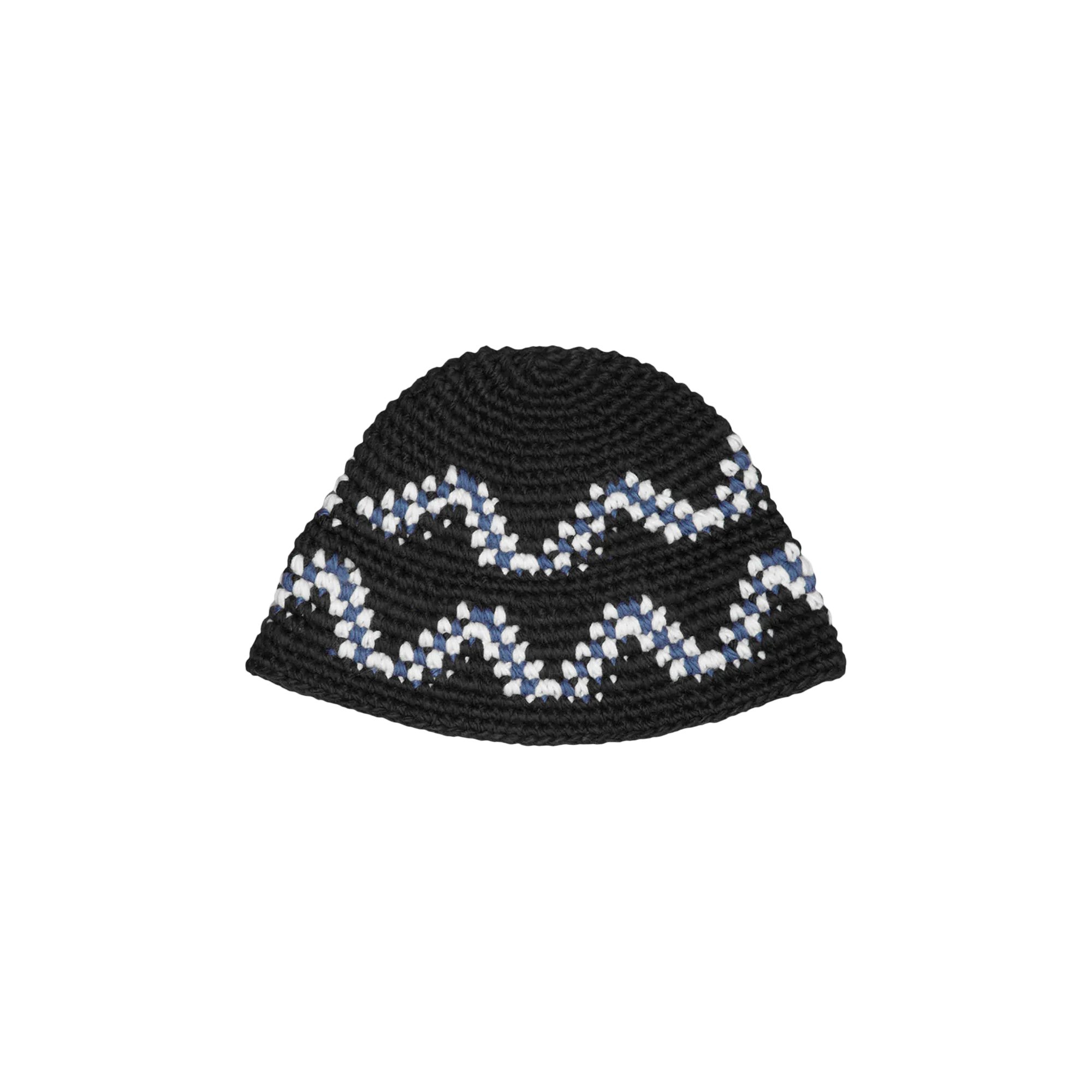 Stussy Giza Knit Bucket Hat 'Black' | GOAT