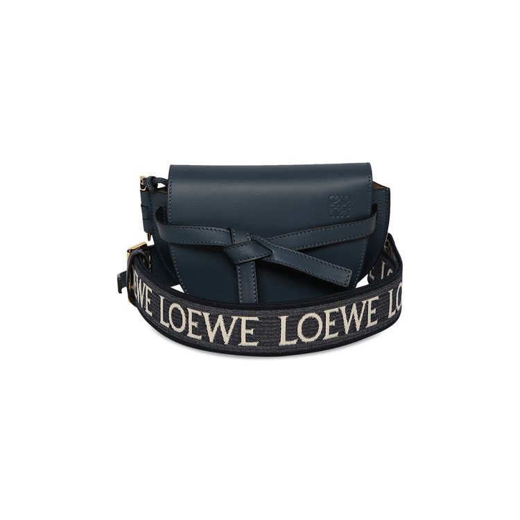 Loewe Gate Dual Mini Bag Onyx Blue