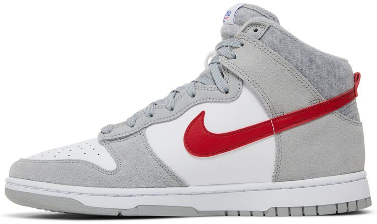 Nike Dunk High SE Athletic Club   Light Smoke Grey Gym Red