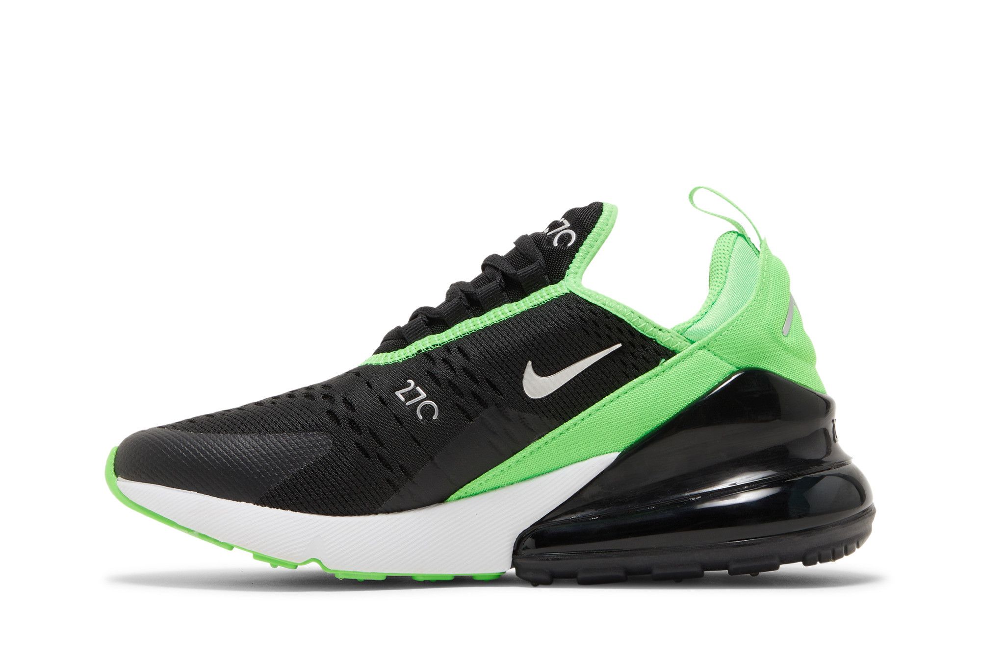 Buy Air Max 270 GS 'Black Green Strike' - 943345 021 | GOAT