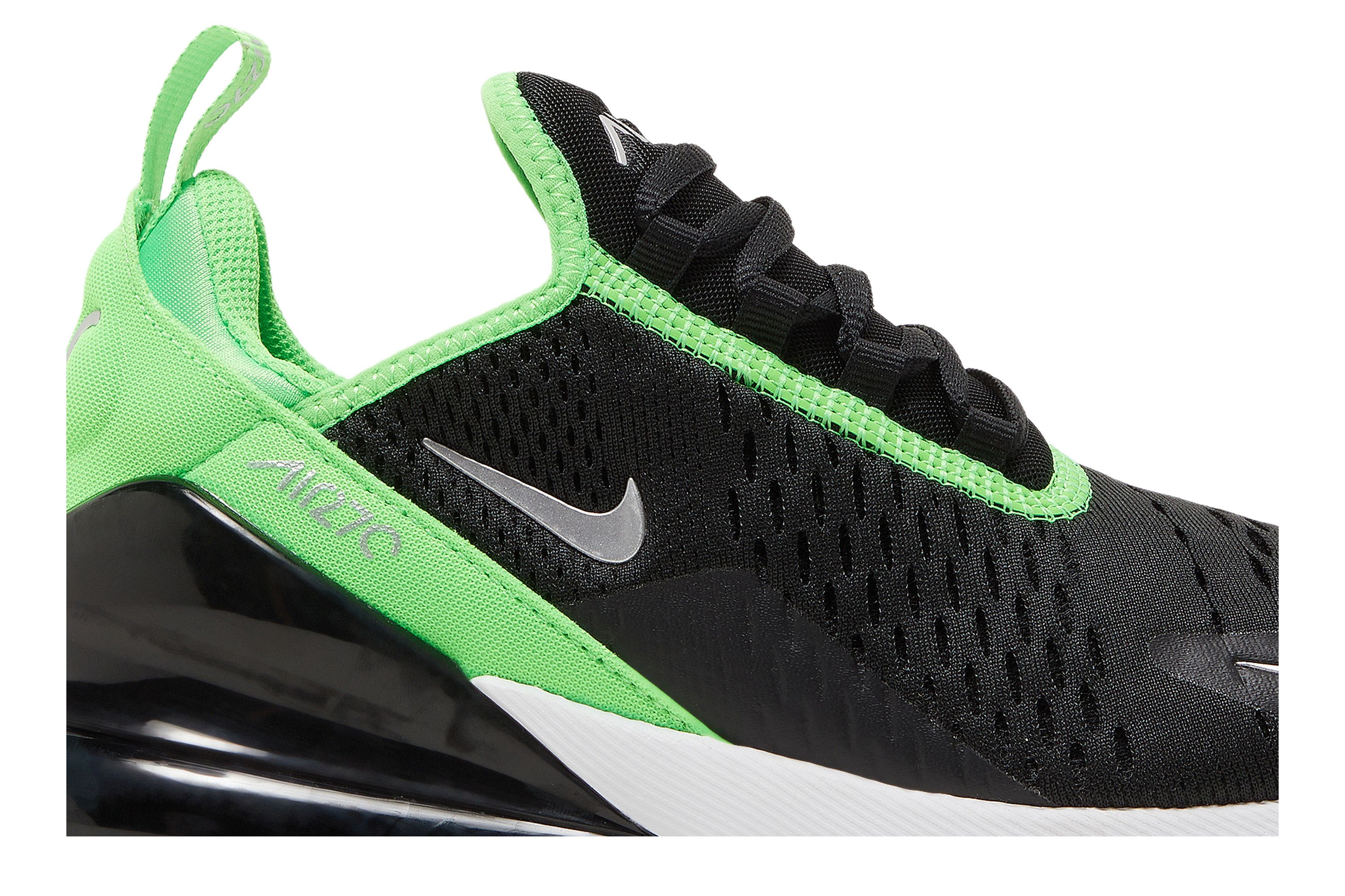 Buy Air Max 270 GS Black Green Strike 943345 021 GOAT