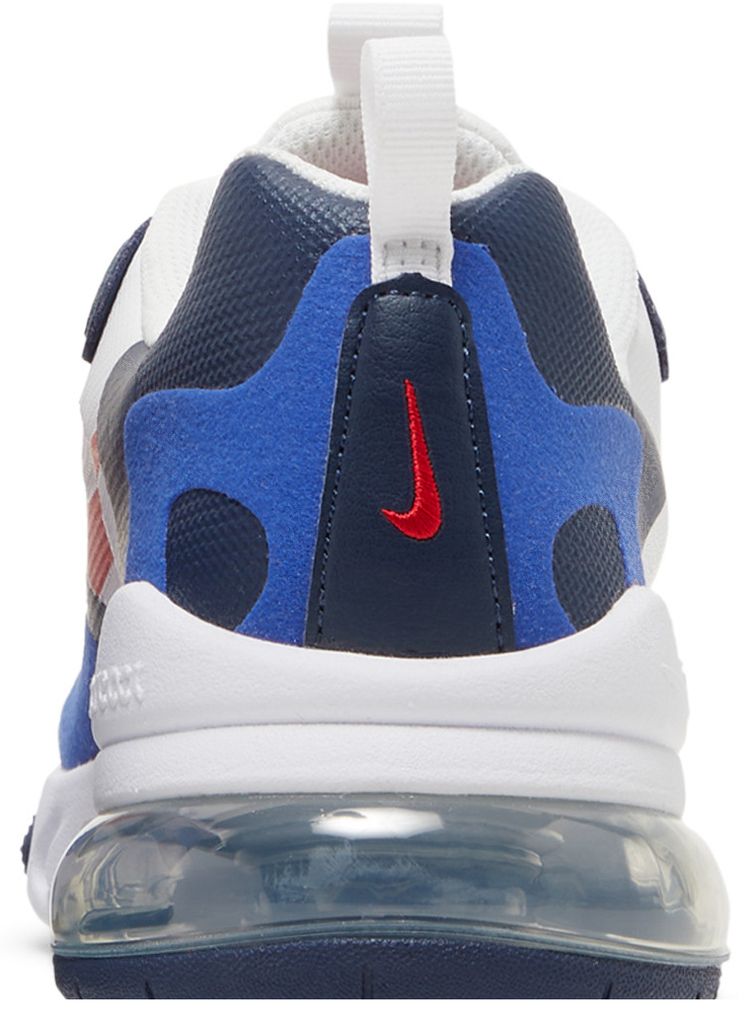 Nike Air Max 270 React GS White Midnight Navy Red
