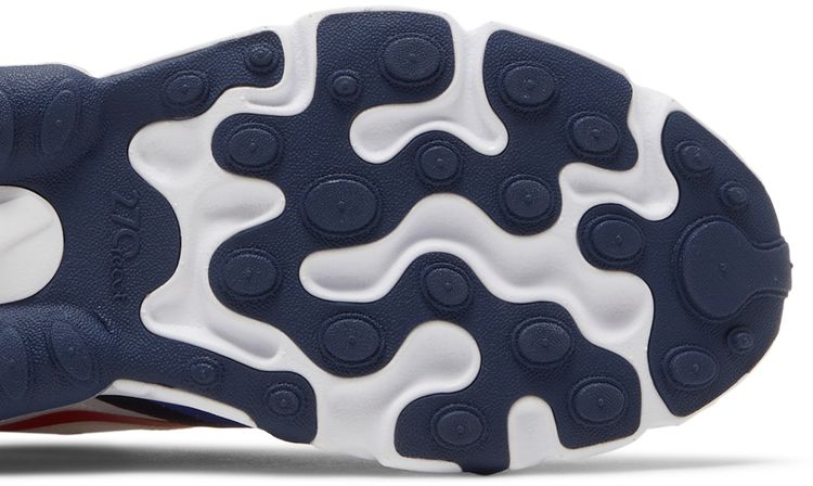 Nike Air Max 270 React GS White Midnight Navy Red