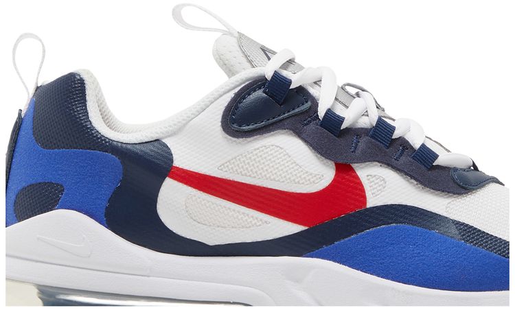 Nike Air Max 270 React GS White Midnight Navy Red