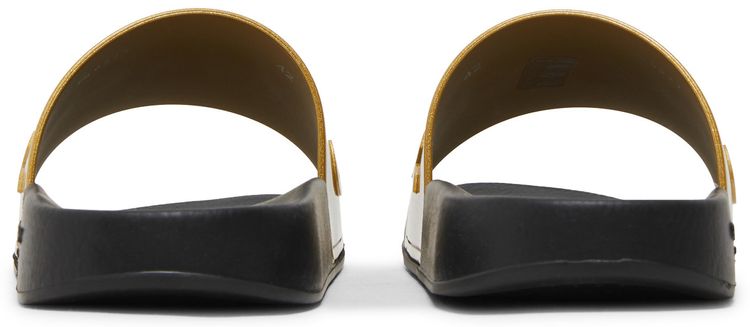 Givenchy Logo Slide Metallic Golden