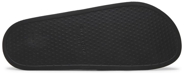 Givenchy Logo Slide Metallic Golden