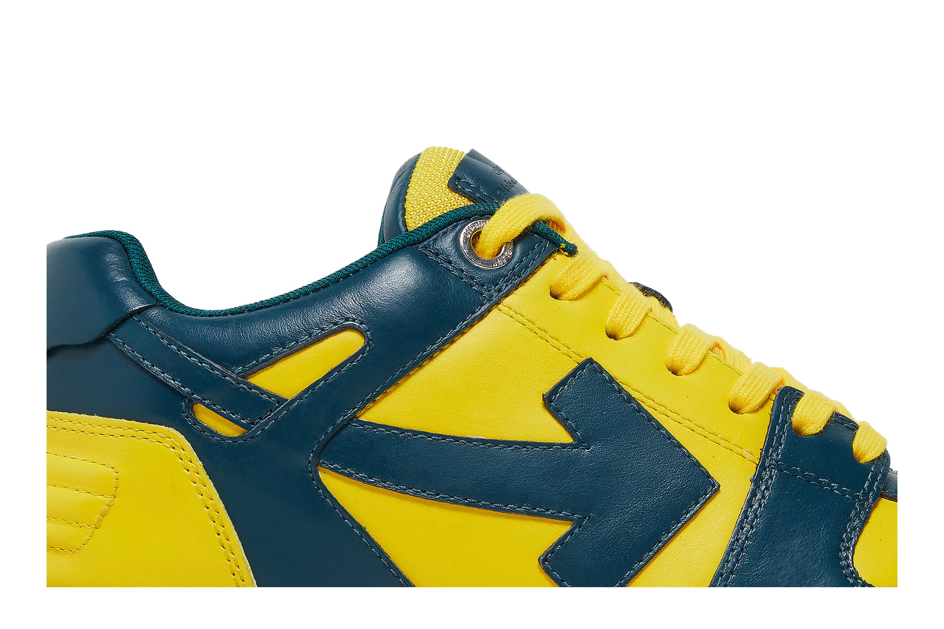 Off white sneakers blue and yellow cheap