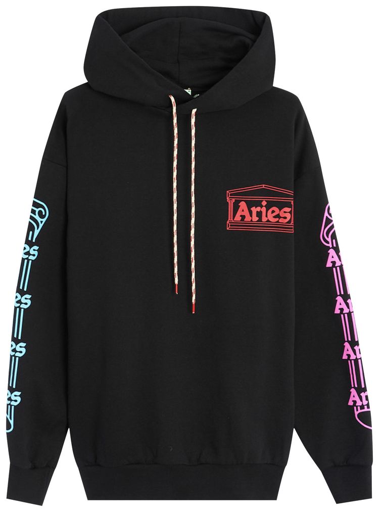Aries Column Hoodie Black