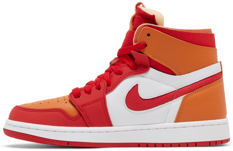 Wmns Air Jordan 1 Zoom Air Comfort Fire Red Hot Curry