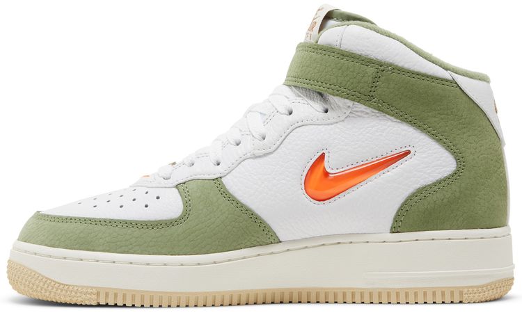 Nike Air Force 1 Mid QS Oil Green Orange