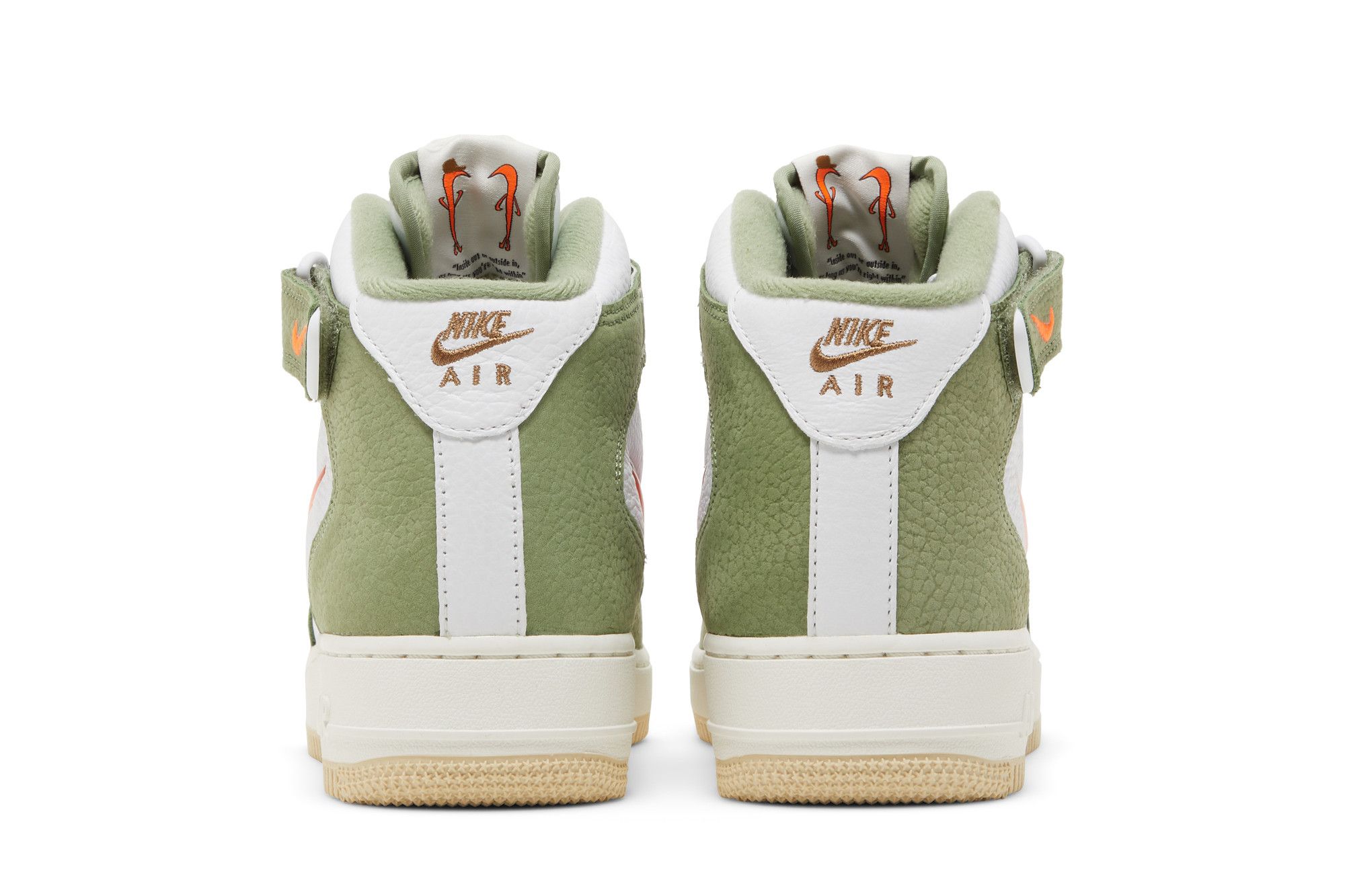 Buy Nike Air Force 1 Mid QS 'Oil Green Orange' - DQ3505 100 | GOAT