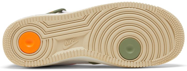 Nike Air Force 1 Mid QS Oil Green Orange