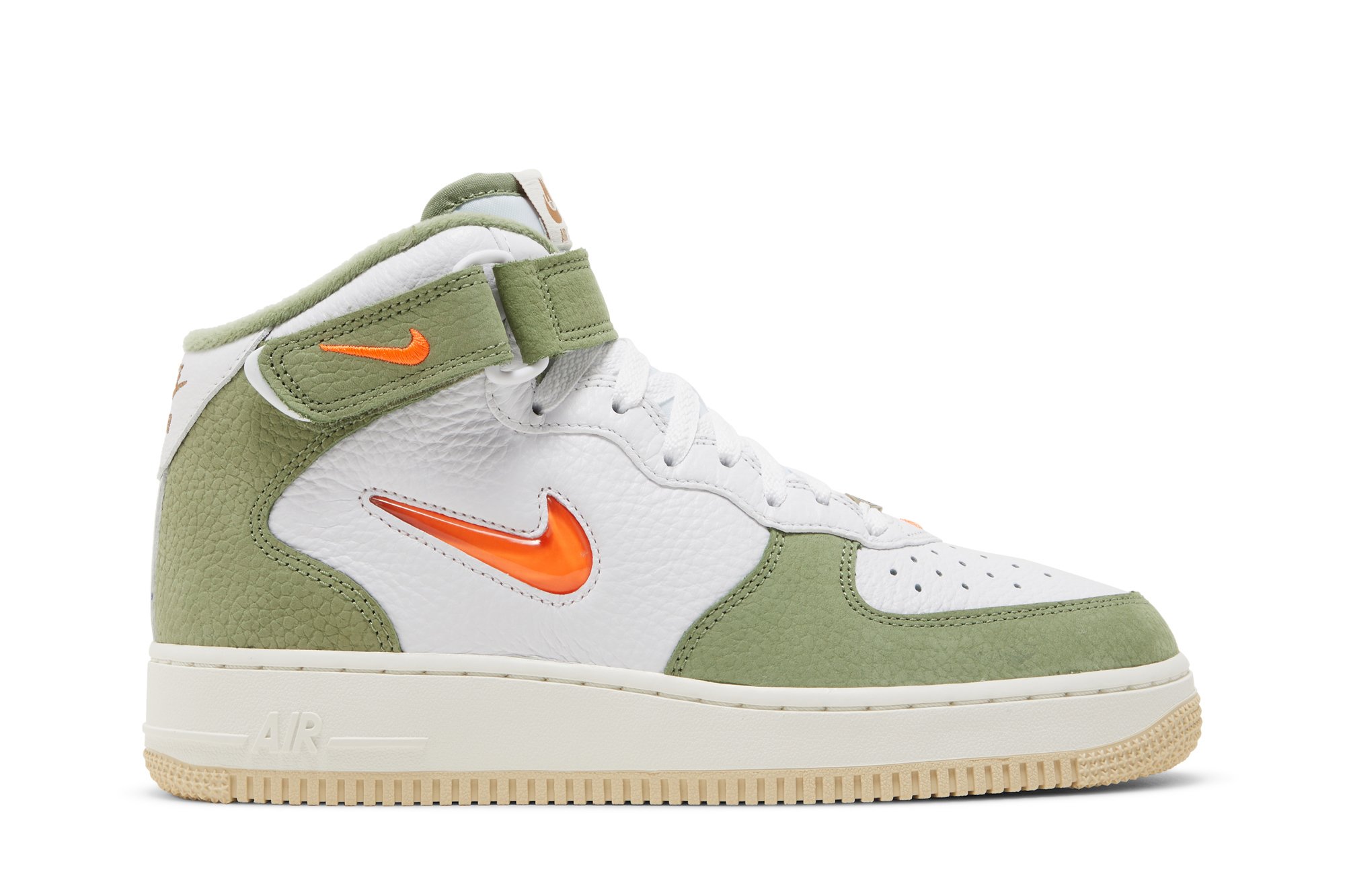 Air Force 1 Mid QS 'Oil Green Orange' | GOAT