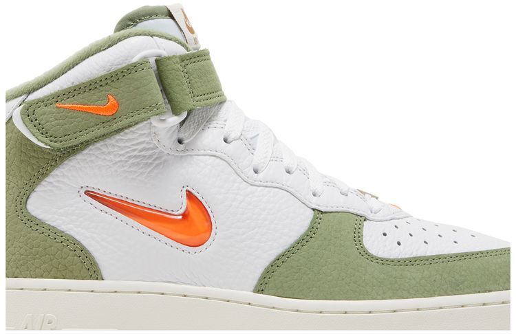 Nike Air Force 1 Mid QS Oil Green Orange