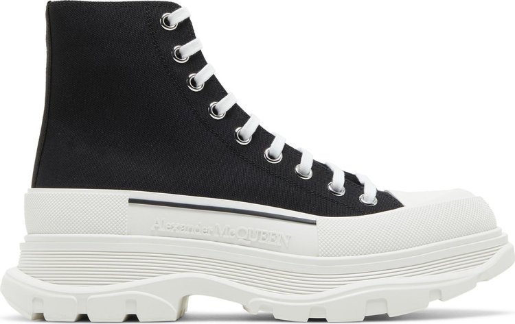 Alexander McQueen Tread Slick Boots 'Black White'