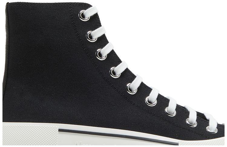 Alexander McQueen Tread Slick Boots Black White