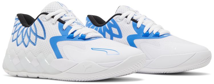 Puma MB01 Lo Jr Team Colors   White Bluemazing