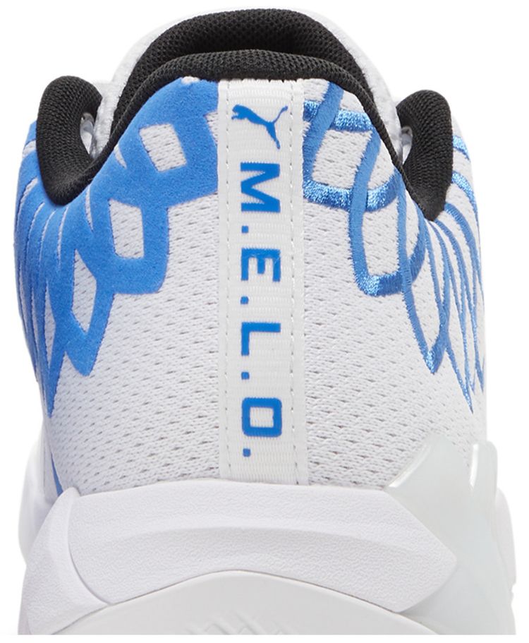 Puma MB01 Lo Jr Team Colors   White Bluemazing