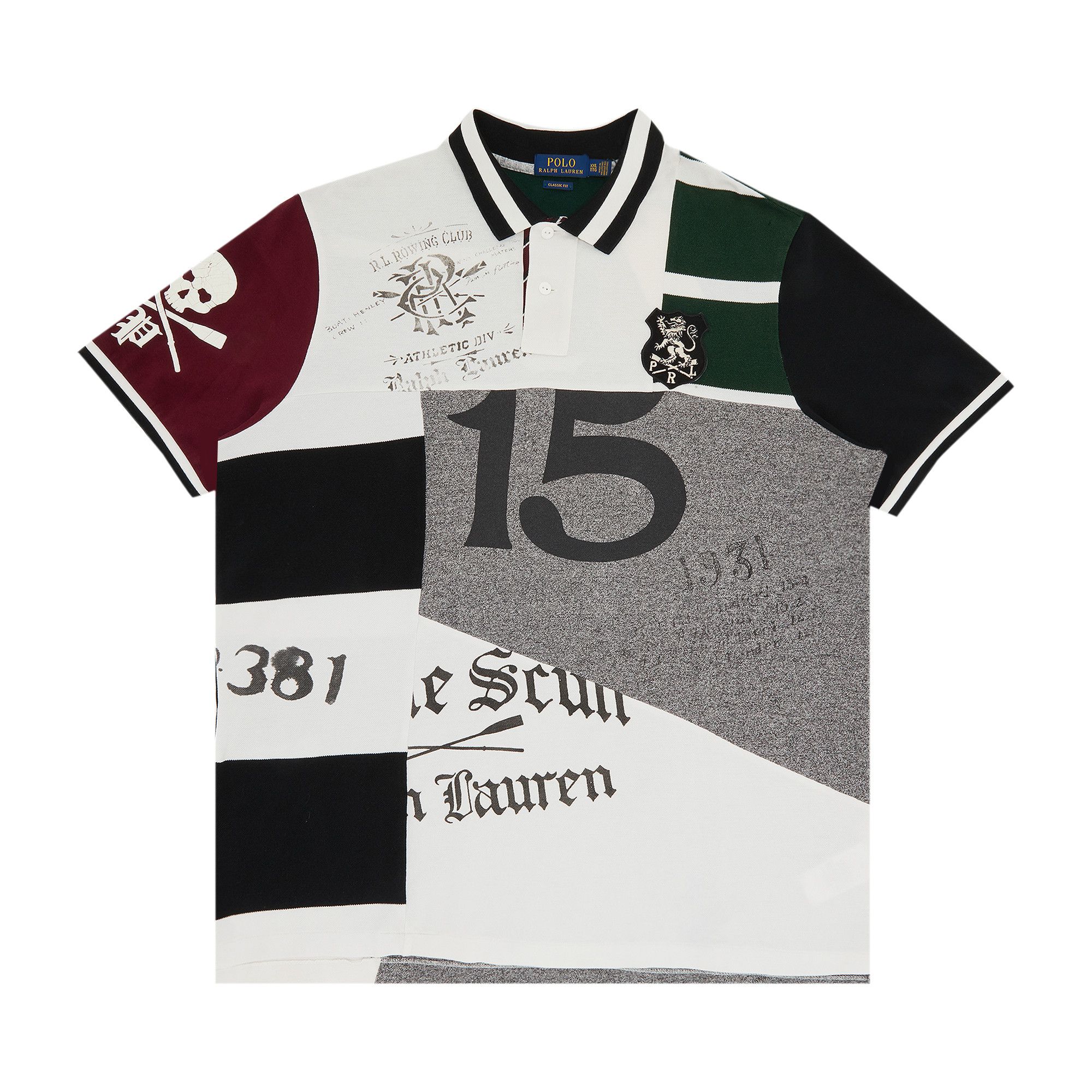 Buy Pre Owned Polo Ralph Lauren University Polo Shirt White Grey