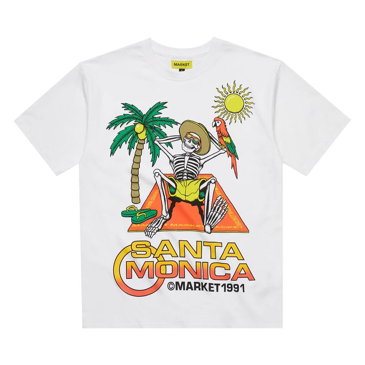 Market Paradise At Skellys T Shirt White
