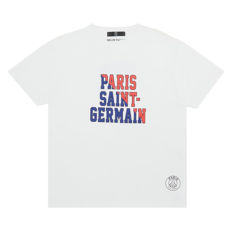 Pre-Owned Paris Saint-Germain x Shukyu Magazine T-Shirt 'White'