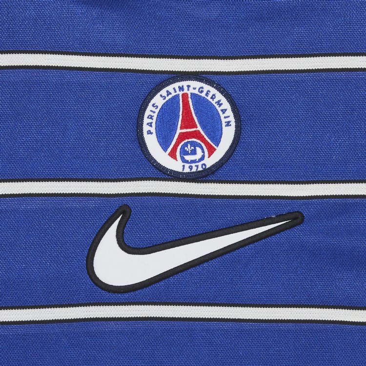 Vintage 1998 Nike Paris Saint Germain Player Issue Training Top Blue