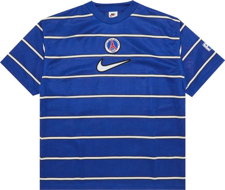 Vintage 1998 Nike Paris Saint-Germain Player Issue Training Top 'Blue'