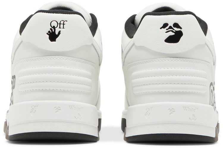 Off White Out of Office Low Logo Print   White Black