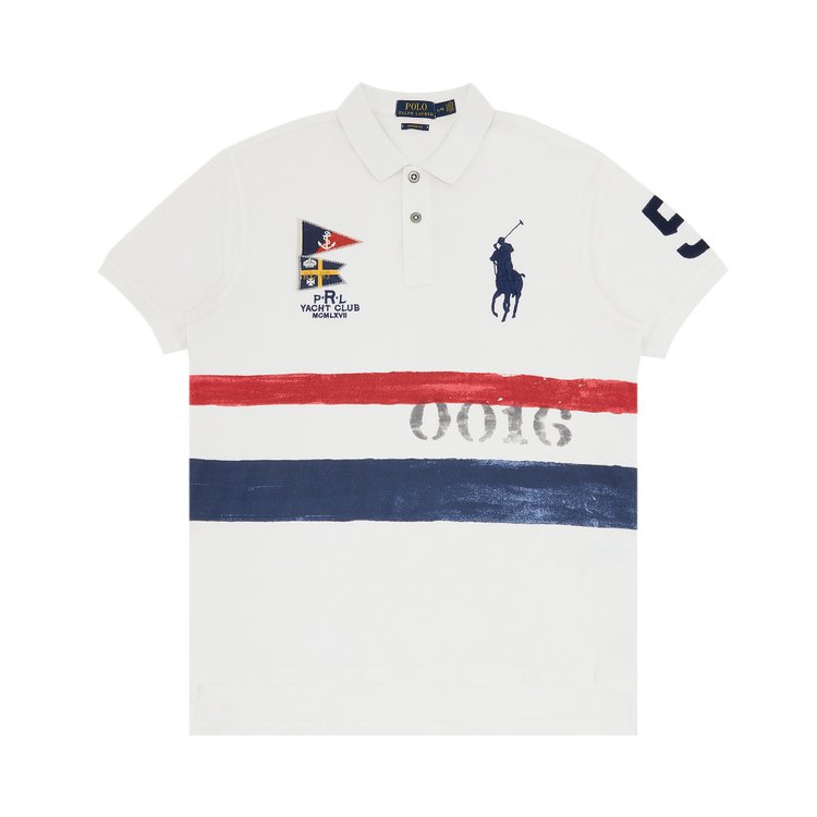 Pre-Owned Polo Ralph Lauren Nautical Polo Shirt 'White'