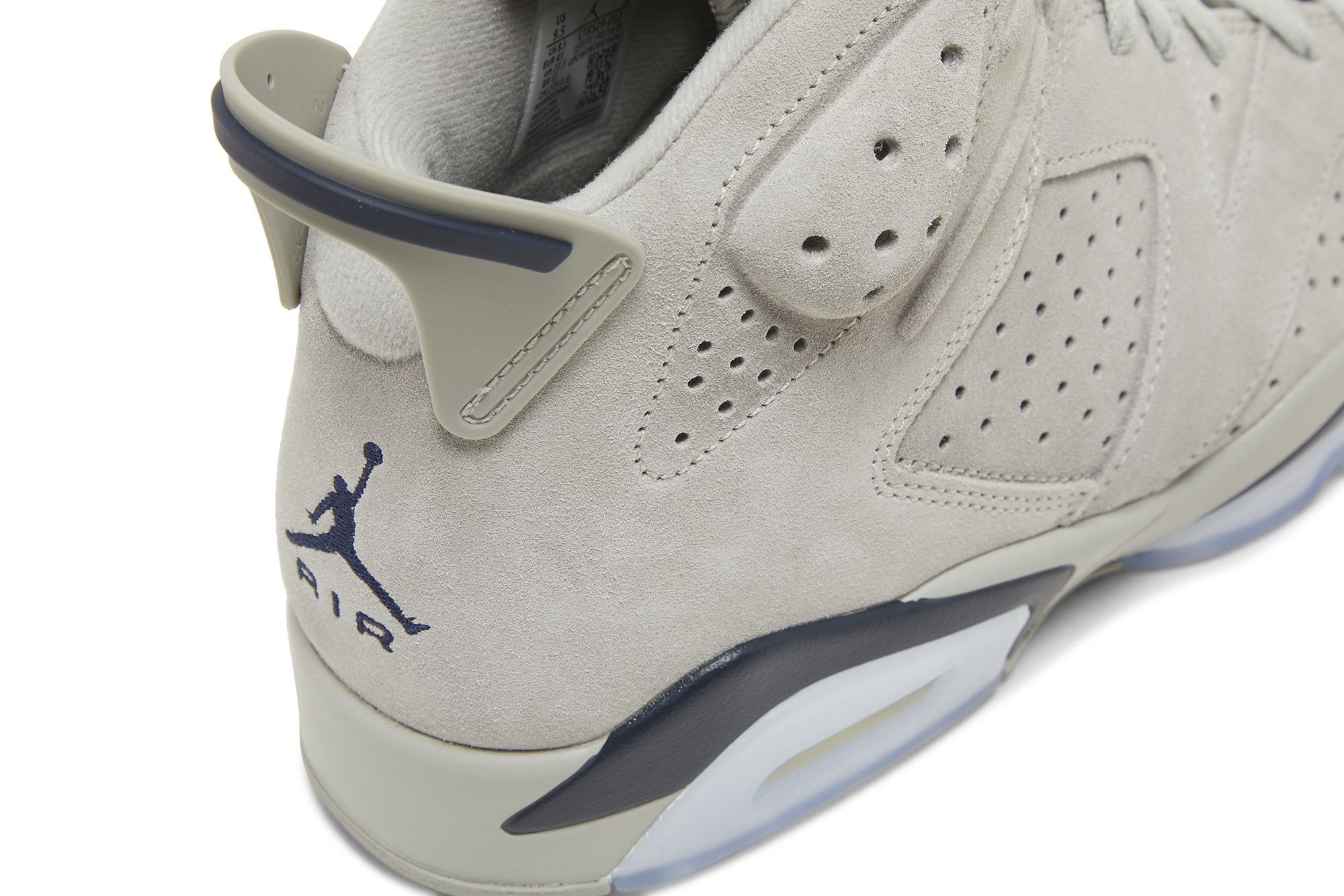 Jordan 6 grey suede on sale