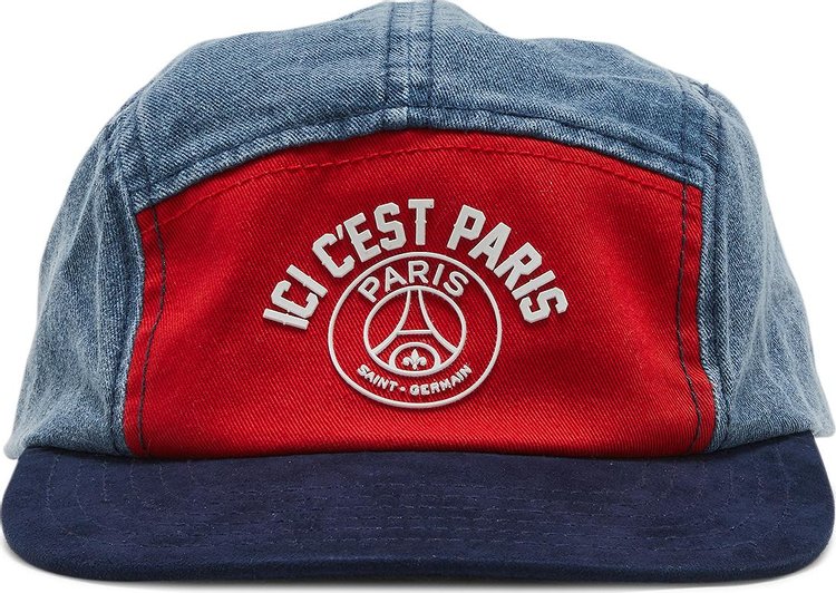 Pre-Owned Paris Saint-Germain 5 Panel Strapback Cap 'Blue/Red'
