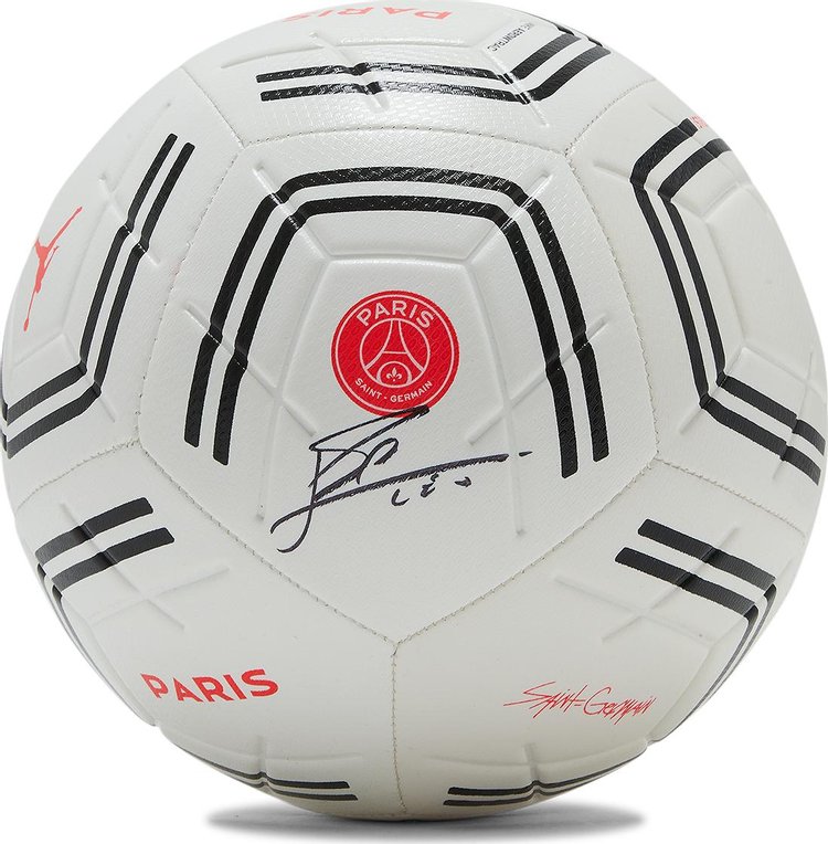 Pre-Owned Nike Paris Saint-Germain Aerowtrac Soccer Ball Signed by Lionel Messi 'White'