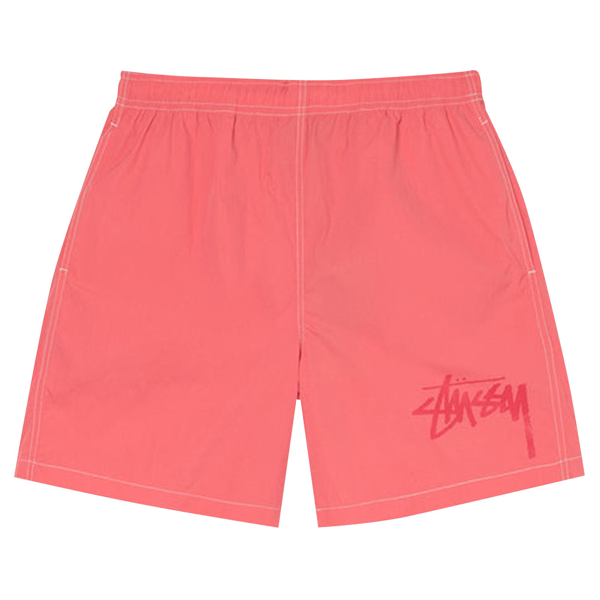 Red stussy shorts discount