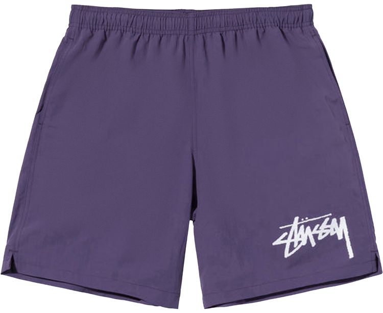 Stussy Big Stock Water Short Purple