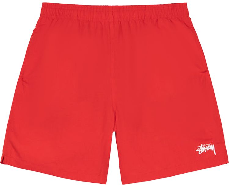 Stussy Stock Water Short Bright Red