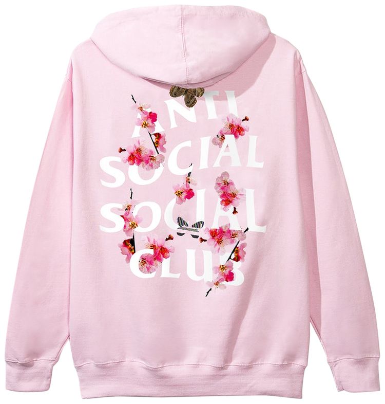 Club Hoodie Light Pink Anti Social Social Club Buy Anti Social