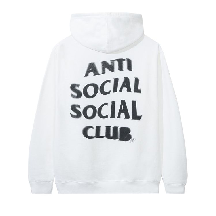 Anti Social Social Club Spiral Hoodie White