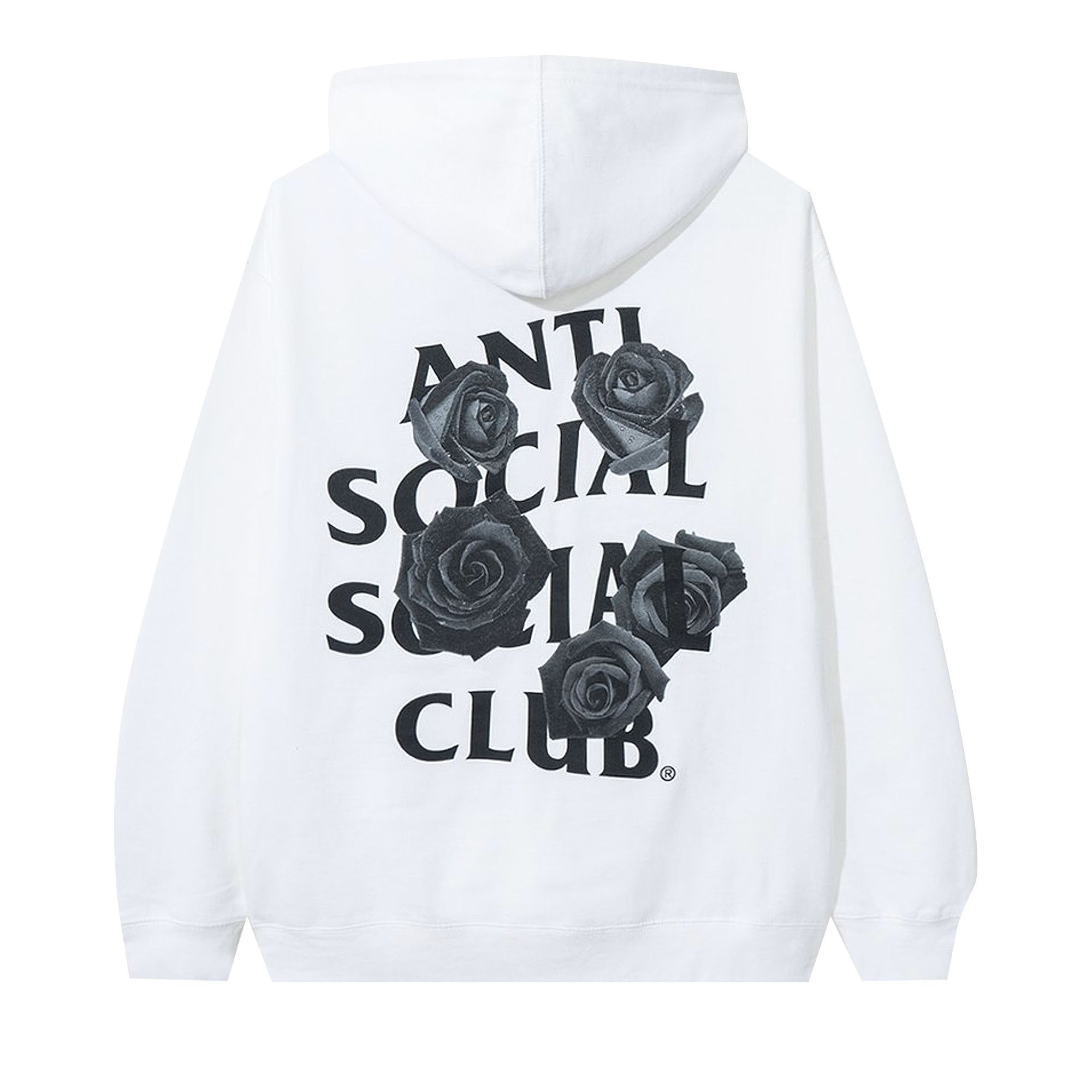 Size xxl Anti Social Social Club Bat Emoji Hoodie White
