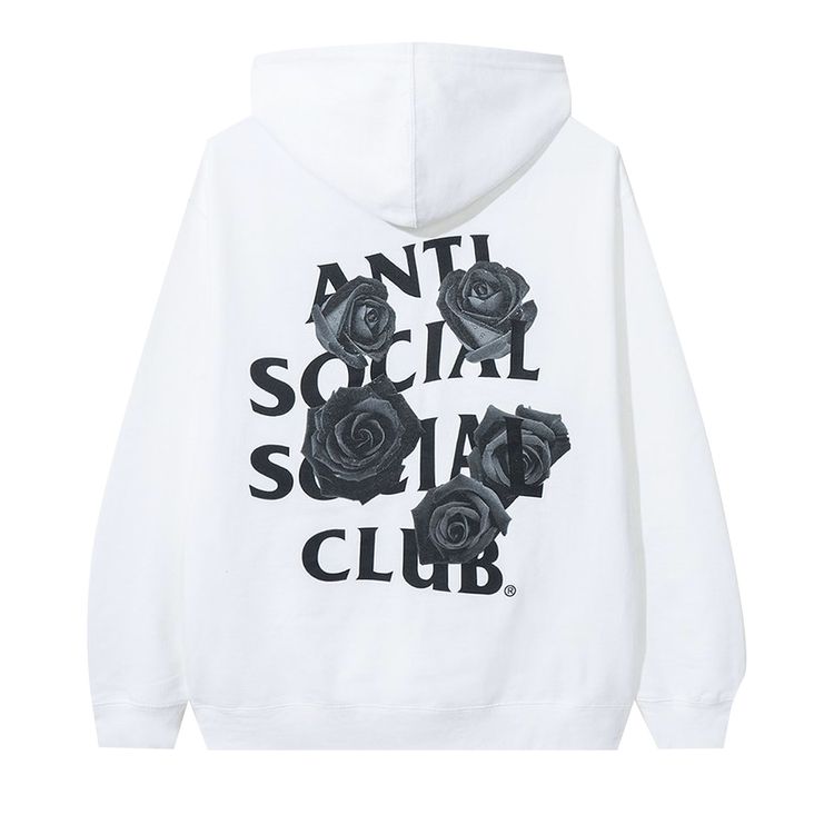 Anti Social Social Club Bat Emoji Hoodie White
