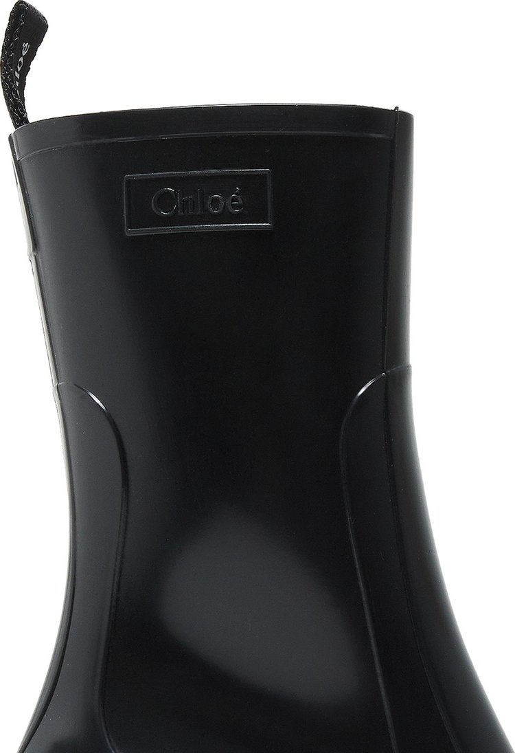 Chloe Wmns PVC Betty Rain Boot Black