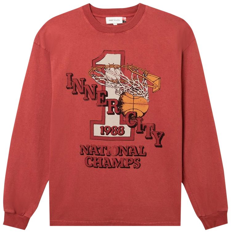 Honor The Gift Swish Long Sleeve T Shirt Brick