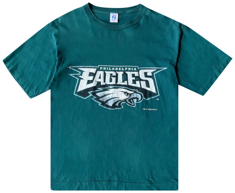 Pre Owned Vintage 1996 Philadelphia Eagles Tee Teal