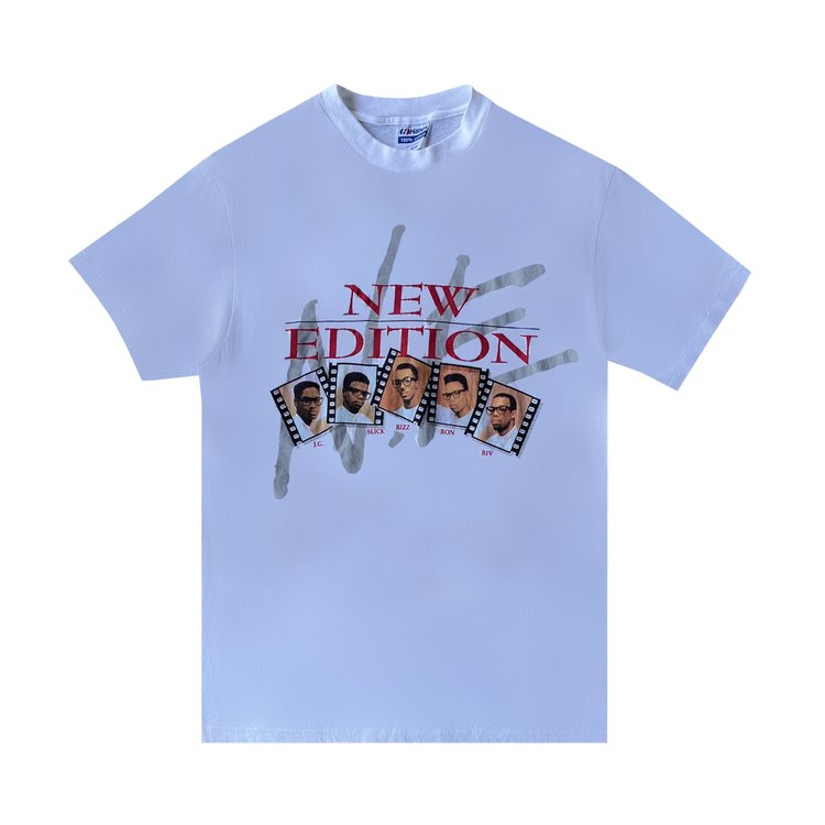Pre-Owned Vintage 1989 New Edition/Heatwave Concert Tee 'White'