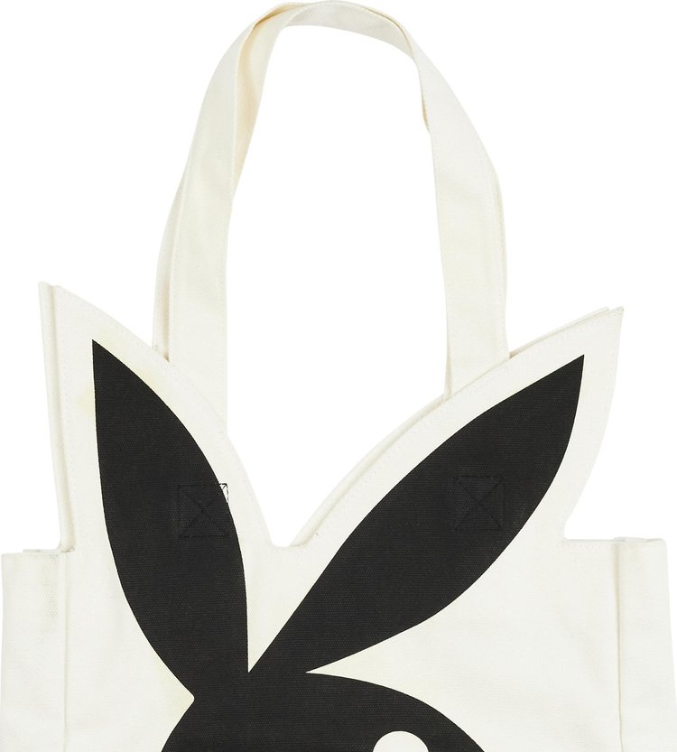 Pleasures Bunny Canvas Tote Natural